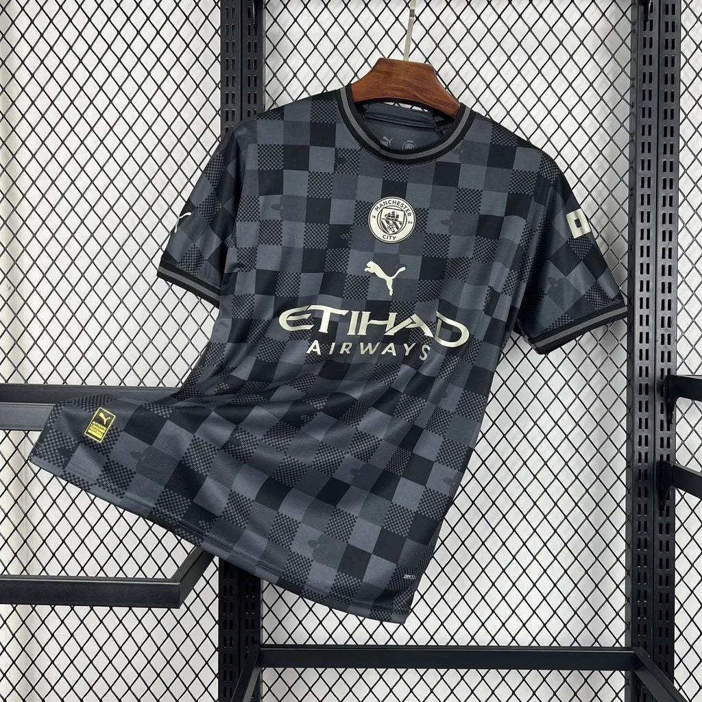 Maillot Manchester City noir concept 2024 2025